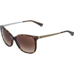 Okulary przeciwsłoneczne damskie: Emporio Armani Okulary przeciwsłoneczne dark brown/gold