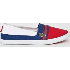 Lacoste - Tenisówki. Szare tenisówki damskie marki Lacoste, z gumy. W wyprzedaży za 179,90 zł.