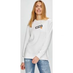 Nike Sportswear - Bluza. Szare bluzy rozpinane damskie Nike Sportswear, m, z nadrukiem, z bawełny, bez kaptura. W wyprzedaży za 229,90 zł.