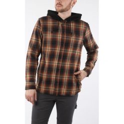 Vans Koszula Brązowy. Pomarańczowe koszule męskie Vans, s, w kratkę, z bawełny, bez kołnierzyka, z długim rękawem. Za 309,95 zł.