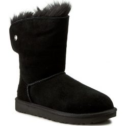Buty UGG - W Valentina 1012388 W/Blk. Czarne bez kategorii marki Ugg, ze skóry. W wyprzedaży za 649,00 zł.