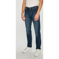 G-Star Raw - Jeansy 3301. Niebieskie jeansy męskie G-Star RAW, bez wzorów, retro. W wyprzedaży za 299,90 zł.