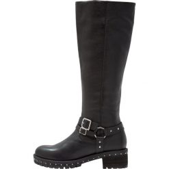 Buty zimowe damskie: Bronx Kowbojki i Buty motocyklowe black/silver