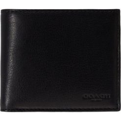 Coach SPORT COMPACT ID WALLET Portfel black. Czarne portfele męskie marki Coach, bez wzorów. Za 819,00 zł.
