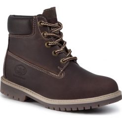 Trapery DOCKERS - 43RN702-400360 Crazy Horse Chocolate. Pomarańczowe śniegowce chłopięce DOCKERS, bez zapięcia. W wyprzedaży za 199,00 zł.