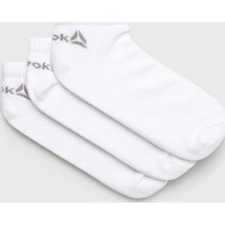 Reebok - Skarpety (3-pack). Białe skarpetki męskie marki Reebok, z bawełny. Za 29,90 zł.