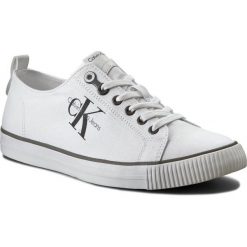 Tenisówki CALVIN KLEIN JEANS - Arnold S0369 White. Białe półbuty męskie marki Calvin Klein Jeans, na co dzień, bez wzorów, z jeansu, bez zapięcia. Za 379,90 zł.