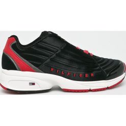 Tommy Jeans - Buty. Białe buty sportowe męskie marki Tommy Jeans, z jeansu, na sznurówki. Za 539,90 zł.