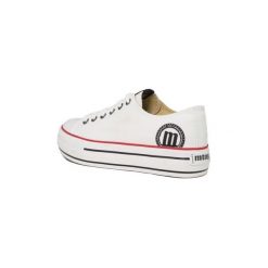 Buty MTNG 69423-I222 CANVAS WHITE DOBLE SUELA. Białe trampki i tenisówki damskie marki mtng, bez wzorów, bez zapięcia. Za 141,35 zł.