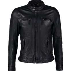 Oakwood CASEY Kurtka skórzana black. Czarne kurtki męskie bomber Oakwood, m, z materiału. Za 959,00 zł.