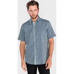 Tom Tailor Koszula Szary. Szare koszule męskie Tom Tailor, s, bez wzorów, z bawełny, bez kołnierzyka, z krótkim rękawem. Za 164,95 zł.