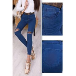 Jeansy JUMIA. Niebieskie jeansy damskie IVET, bez wzorów, z jeansu, klasyczne. W wyprzedaży za 59,00 zł.
