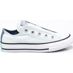 Converse - Tenisówki dziecięce Chuck Taylor All Star. Szare buty dziewczęce sportowe marki Converse, z gumy. W wyprzedaży za 159,90 zł.