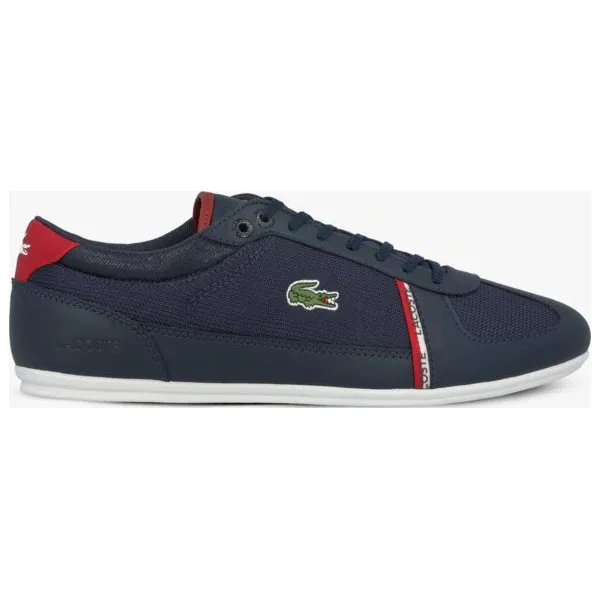 Lacoste Evara Sport 319 1 Cma buty męskie, granatowy, rozmiar 44,5. Niebieskie buty sportowe męskie Lacoste, z gumy, bez zapięcia, tenisowe. W wyprzedaży za 365,49 zł.