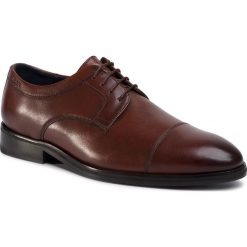 Półbuty JOOP! - Lusso 4140004922 Cognac 703. Pomarańczowe buty wizytowe męskie JOOP!, ze skóry, bez zapięcia. Za 899,00 zł.