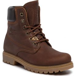 Trapery PANAMA JACK - Panama 03 Wool B124 Napa Grass Cuero/Bark. Pomarańczowe trapery damskie Panama Jack, ze skóry, bez obcasa, bez zapięcia. W wyprzedaży za 429,00 zł.