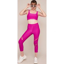 Undiz - Legginsy Sportgirliz. Różowe spodnie damskie Undiz, s, bez wzorów, z elastanu. W wyprzedaży za 59,90 zł.