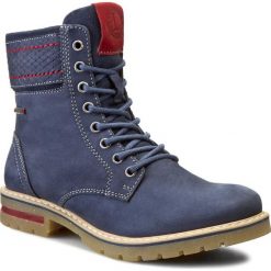 Trapery LASOCKI - WI16-AVILA-01 Granatowy 1. Niebieskie buty zimowe damskie marki Lasocki, z nubiku. W wyprzedaży za 99,99 zł.