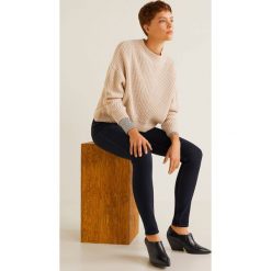 Mango - Jeansy Soho. Niebieskie jeansy damskie Mango, z bawełny, z podwyższonym stanem. Za 139,90 zł.