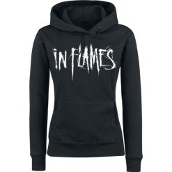 In Flames The Mask Bluza z kapturem damska czarny. Czarne bluzy damskie marki In Flames, l, z nadrukiem, bez rękawów, z kapturem. Za 164,90 zł.