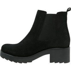 Zign Ankle boot black. Czarne botki damskie marki Zign, ze skóry, bez obcasa, bez zapięcia. Za 419,00 zł.