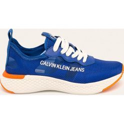 Calvin Klein Jeans - Buty. Niebieskie buty sportowe damskie Calvin Klein Jeans, bez wzorów, z jeansu, sportowe. Za 539,90 zł.