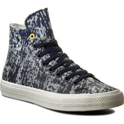 Trampki CONVERSE - Ctas II Hi 153561C Obsidian/Buf. Niebieskie półbuty męskie Converse, na co dzień, bez wzorów, z gumy, bez zapięcia. W wyprzedaży za 279,00 zł.