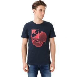 Jack & Jones Dutch Koszulka Niebieski. Niebieskie podkoszulki męskie Jack & Jones, xl, z nadrukiem, z bawełny, z krótkim rękawem. Za 56,95 zł.