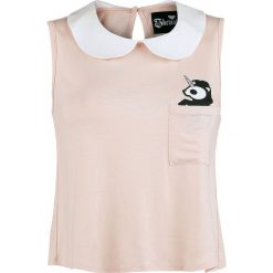 Topy damskie: Skelanimals Bonita The Unicorn Top damski żółto-pomarańczowy (Apricot)