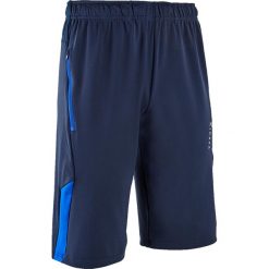 Spodenki długie do piłki nożnej T500. Niebieskie spodenki i szorty męskie KIPSTA, xl, bez wzorów, z elastanu, długie. Za 59,99 zł.