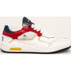 Pepe Jeans - Buty dziecięce Kurt Action. Białe trampki chłopięce Pepe Jeans, bez wzorów, z jeansu, sportowe, z okrągłym noskiem, bez zapięcia. Za 319,90 zł.