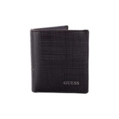 Portfele Guess SM2548LEA21. Czarne portfele męskie Guess, z aplikacjami. Za 216,34 zł.