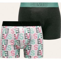 Levi's - Bokserki (2-pack). Białe bokserki męskie Levi's®, bez wzorów, z elastanu. W wyprzedaży za 99,90 zł.