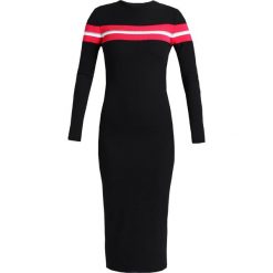 Sukienki dzianinowe: Topshop Petite SPORTS PANEL BODYCON Sukienka dzianinowa black
