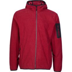 Kurtka polarowa w kolorze czerwonym. Czerwone bluzy męskie s, z dzianiny. W wyprzedaży za 129,95 zł.