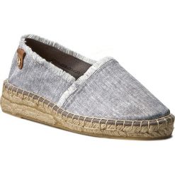 Espadryle TAMARIS - 1-24603-28 Denim Lurex 817. Szare espadryle damskie Tamaris, bez wzorów, ze skóry ekologicznej, bez obcasa, na koturnie. W wyprzedaży za 99,00 zł.