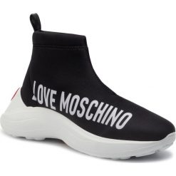 Sneakersy LOVE MOSCHINO - JA15216G18IO0000 Nero. Czarne półbuty damskie Love Moschino, z tworzywa sztucznego. Za 959,00 zł.