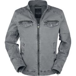 Rock Rebel by EMP Let It Ride Kurtka szary. Szare kurtki męskie marki Rock Rebel by EMP, l, bez wzorów, rockowe, bez kaptura. Za 129,90 zł.