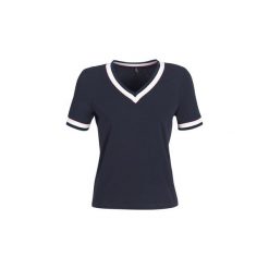 T-shirty z krótkim rękawem Only ONLLILO. Niebieskie t-shirty damskie ONLY, s, bez wzorów, bez kołnierzyka. Za 109,00 zł.