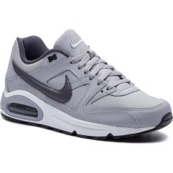 Buty NIKE - Air Max Command Leather 749760 012 Wolf Grey/Mtlc Dark Grey/Black. Szare półbuty męskie Nike, na co dzień, bez wzorów, ze skóry, eleganckie, bez zapięcia. Za 549,00 zł.