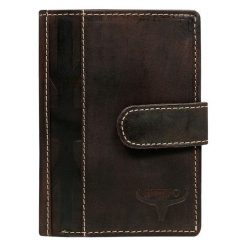 Portfel męski skórzany Buffalo Wild N4L-HP-F. Pomarańczowe portfele męskie BUFFALO WILD, bez wzorów, ze skóry. Za 59,90 zł.