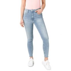 Calvin Klein Dżinsy Niebieski. Niebieskie jeansy damskie Calvin Klein, bez wzorów, z elastanu. Za 497,95 zł.