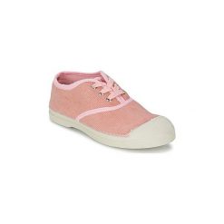 Buty Dziecko Bensimon TENNIS SHINNY. Różowe trampki dziewczęce Bensimon, bez wzorów, bez zapięcia. Za 119,40 zł.