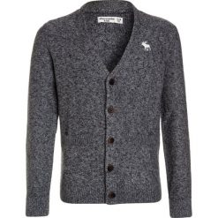Abercrombie & Fitch DIP DYE CARDIGAN Kardigan grey. Szare swetry chłopięce marki Abercrombie & Fitch, z bawełny. W wyprzedaży za 191,20 zł.