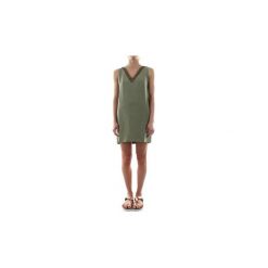 Sukienki krótkie Mason's SARA 4AB3653P MB0300 SUKIENKA kobieta Verde militare. Zielone sukienki damskie Masons, s, bez wzorów, bez kołnierzyka, z krótkim rękawem, krótkie, mini. Za 619,09 zł.
