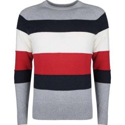 Tommy Hilfiger Sweter "Colorblock". Swetry męskie z dzianiny, z okrągłym kołnierzem. Za 349,00 zł.