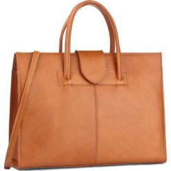 Torebka CREOLE - RBI10171 Koniak. Brązowe torebki klasyczne damskie marki Creole, ze skóry, duże. W wyprzedaży za 279,00 zł.