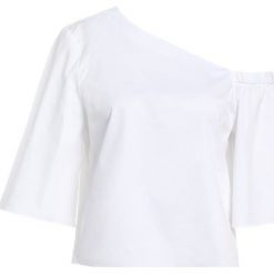 Bluzki damskie: Tibi ONE SHOULDER BELL Bluzka white