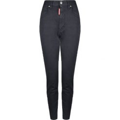 Dsquared2 Jeansy "Twiggy Jean". Jeansy damskie Dsquared2, bez wzorów, z jeansu, z podwyższonym stanem. Za 849,00 zł.