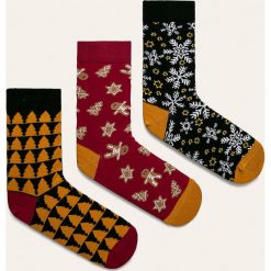Medicine - Skarpety Xmass (3 pack). Skarpetki damskie MEDICINE, z elastanu. Za 49,90 zł.